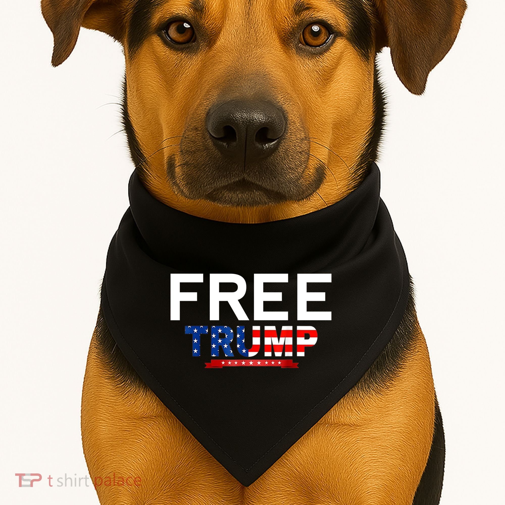 Free Trump, Free Donald Trump 2024 USA-Made Doggie Bandana