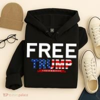 Free Trump, Free Donald Trump 2024 Hoodie thumb 4