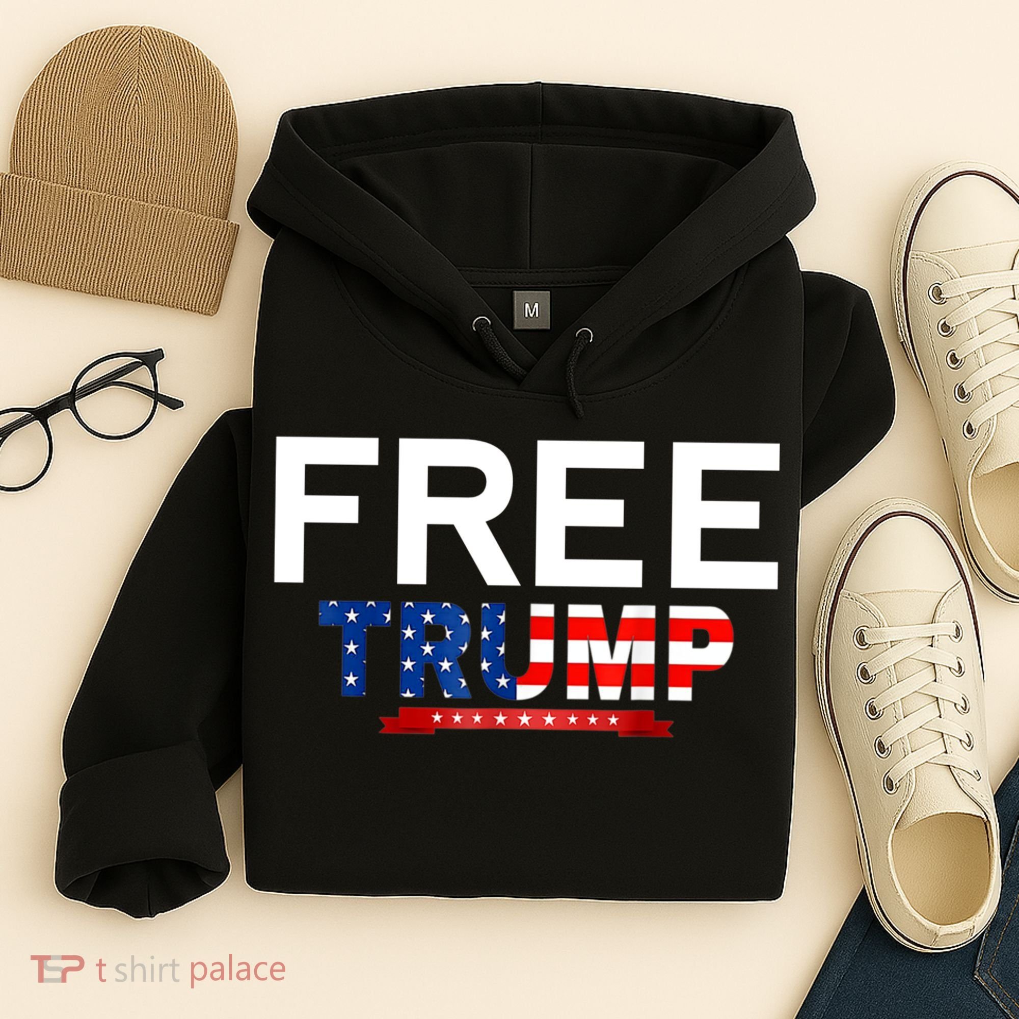 Free Trump, Free Donald Trump 2024 Hoodie