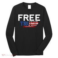 Free Trump, Free Donald Trump 2024 Long Sleeve Shirt thumb 0