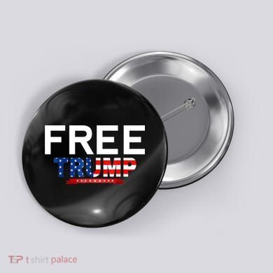 Free Trump, Free Donald Trump 2024 Button