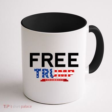 Free Trump, Free Donald Trump 2024 Coffee Mug back