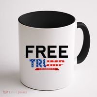 Free Trump, Free Donald Trump 2024 Coffee Mug thumb 1