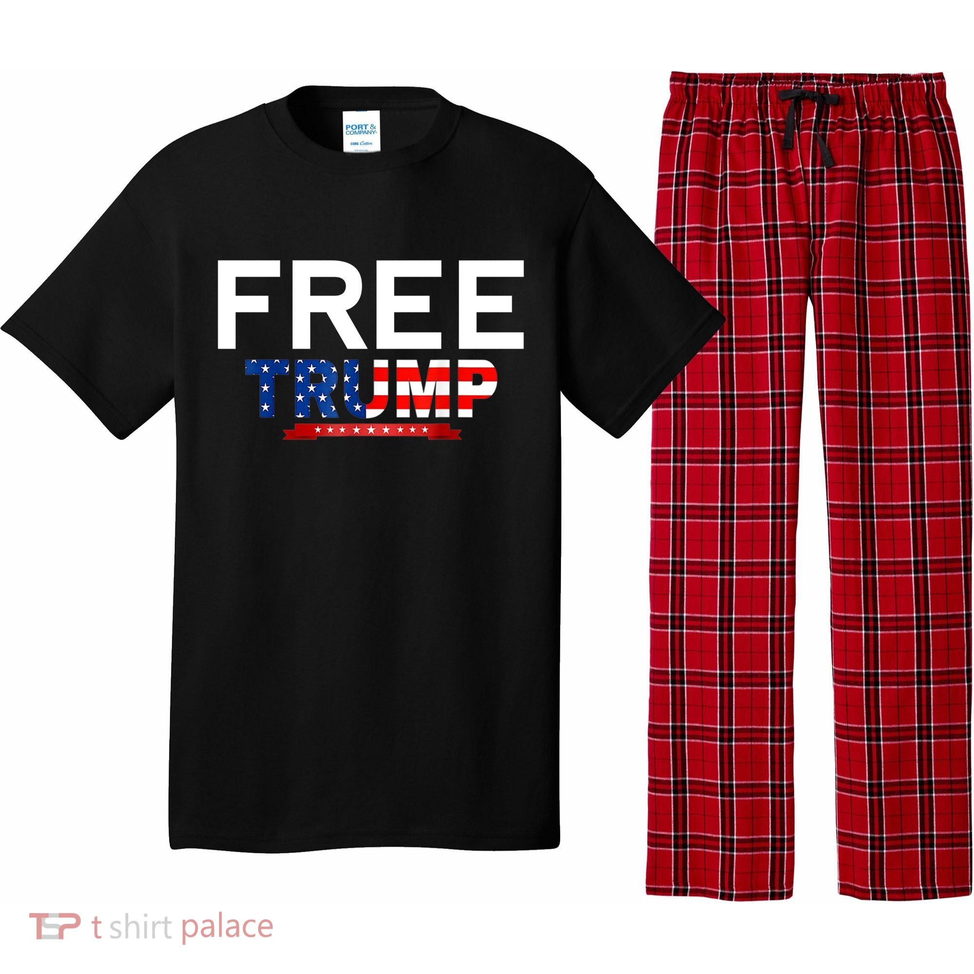 Free Trump, Free Donald Trump 2024 Pajama Set