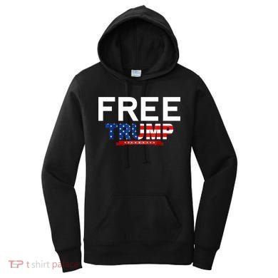 Free Trump, Free Donald Trump 2024 Women's Hoodie