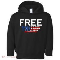 Free Trump, Free Donald Trump 2024 Toddler Hoodie thumb 0
