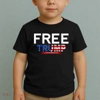 Free Trump, Free Donald Trump 2024 Toddler T-Shirt thumb 2