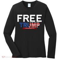 Free Trump, Free Donald Trump 2024 Women's Long Sleeve Shirt thumb 0