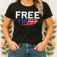 Free Trump, Free Donald Trump 2024 Women's T-Shirt thumb 2