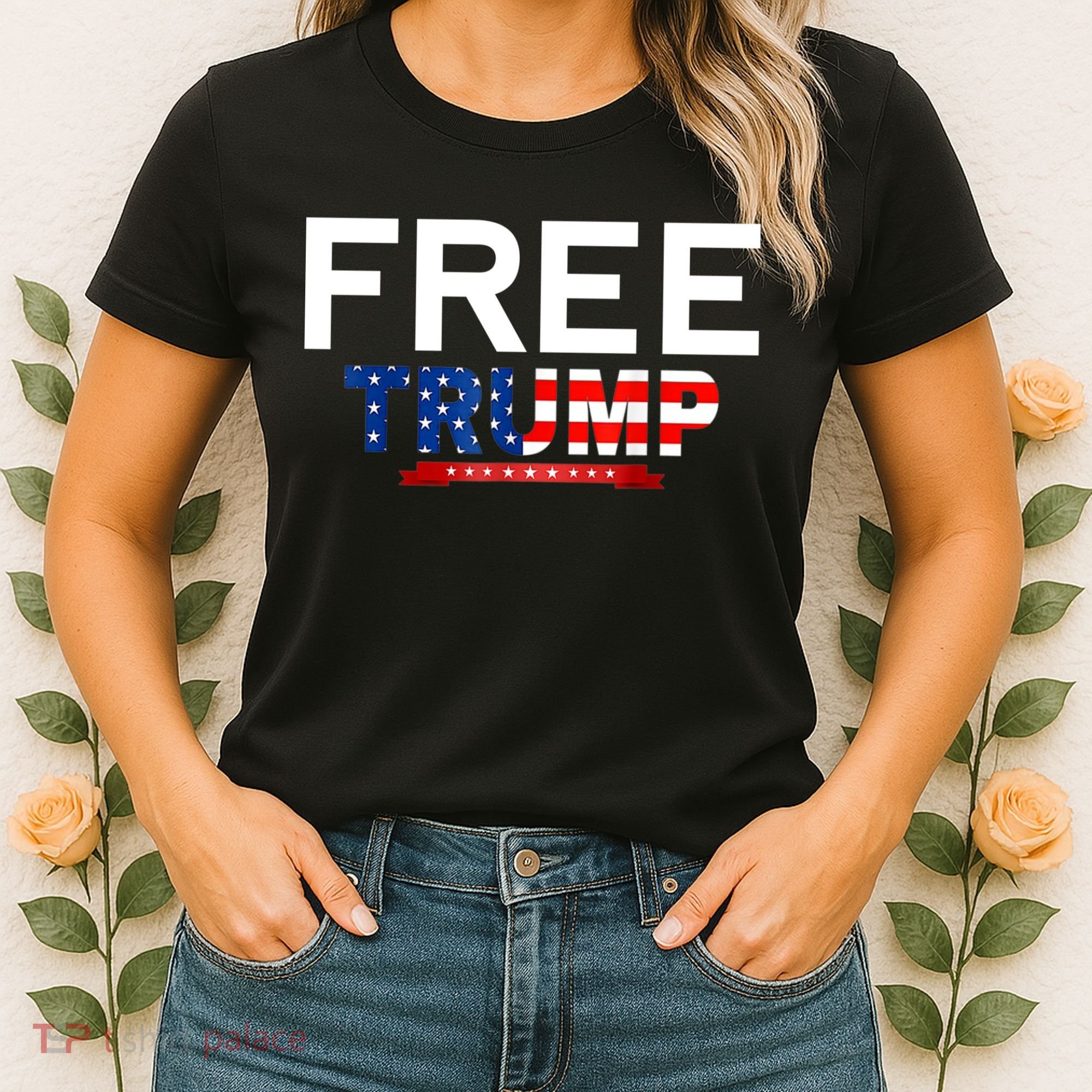 Free Trump, Free Donald Trump 2024 Women's T-Shirt