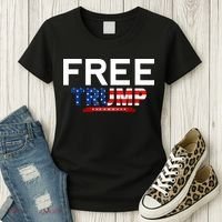 Free Trump, Free Donald Trump 2024 Women's T-Shirt thumb 3