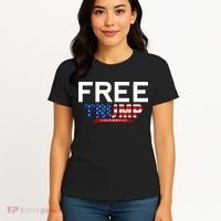 Free Trump, Free Donald Trump 2024 Women's T-Shirt thumb 4