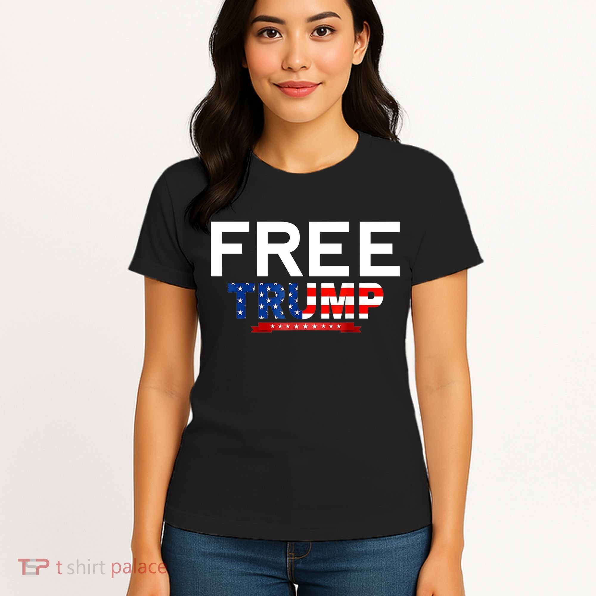 Free Trump, Free Donald Trump 2024 Women's T-Shirt