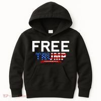 Free Trump, Free Donald Trump 2024 Kids Hoodie thumb 0