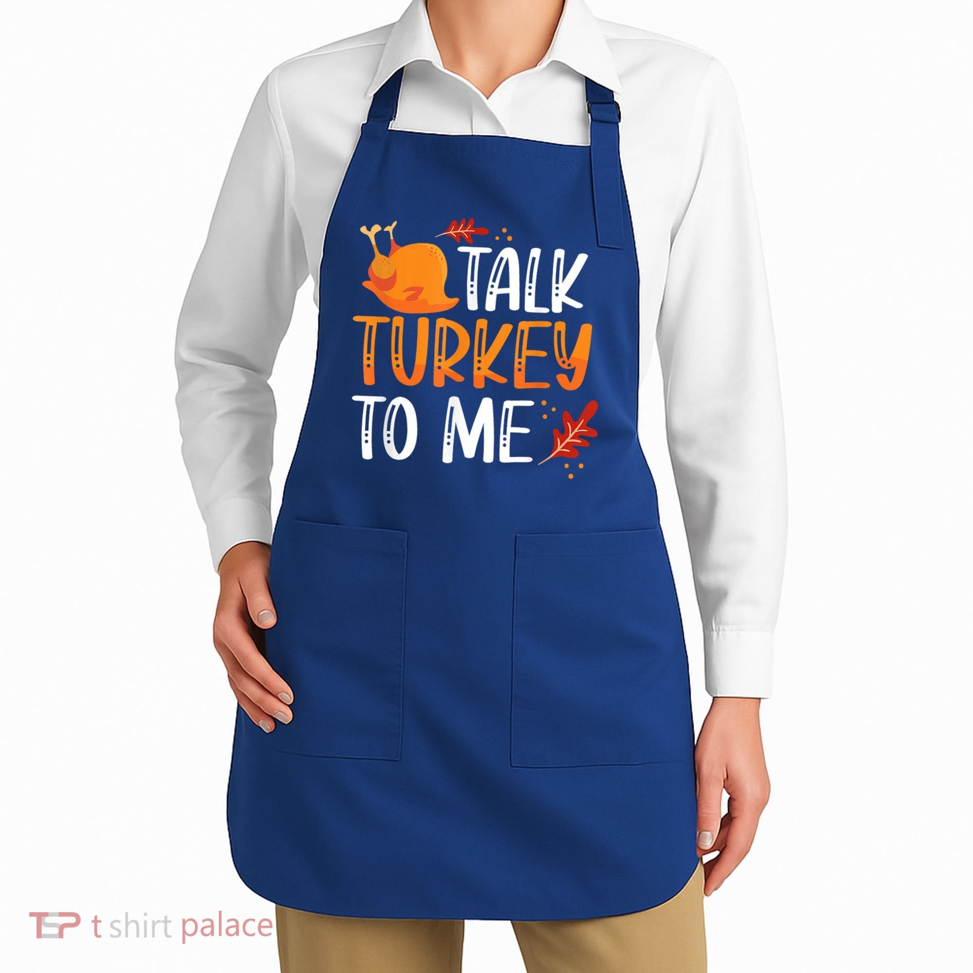 Funny Thanksgiving Feast Joke Talk Turkey To Me Gift Apron