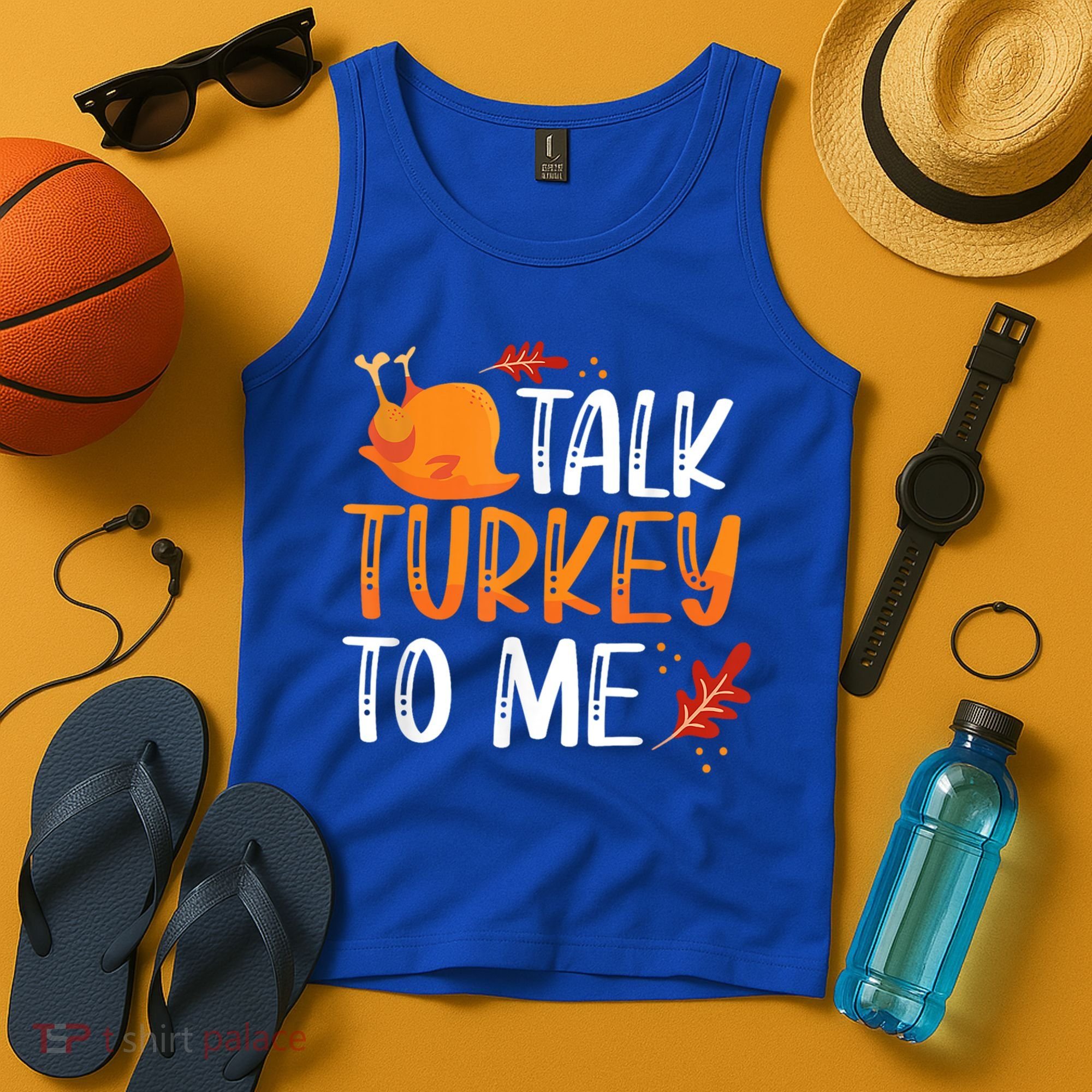 Funny Thanksgiving Feast Joke Talk Turkey To Me Gift Tank Top
