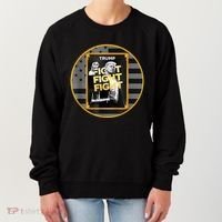 Funny Trump Fight Meme Coin Crypto President Women's Sweatshirt thumb 0
