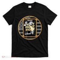Funny Trump Fight Meme Coin Crypto President T-Shirt thumb 0