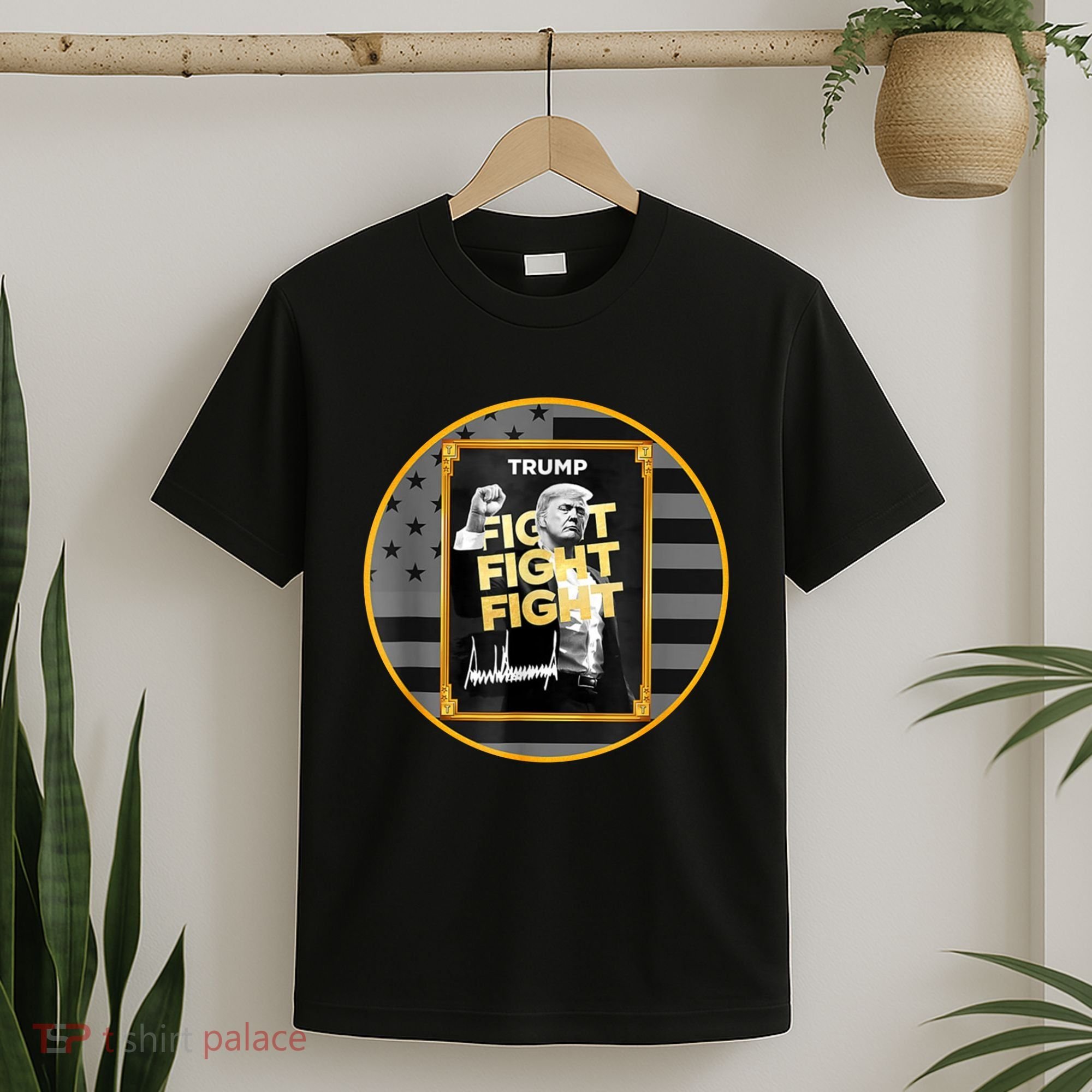 Funny Trump Fight Meme Coin Crypto President T-Shirt