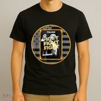 Funny Trump Fight Meme Coin Crypto President T-Shirt thumb 3