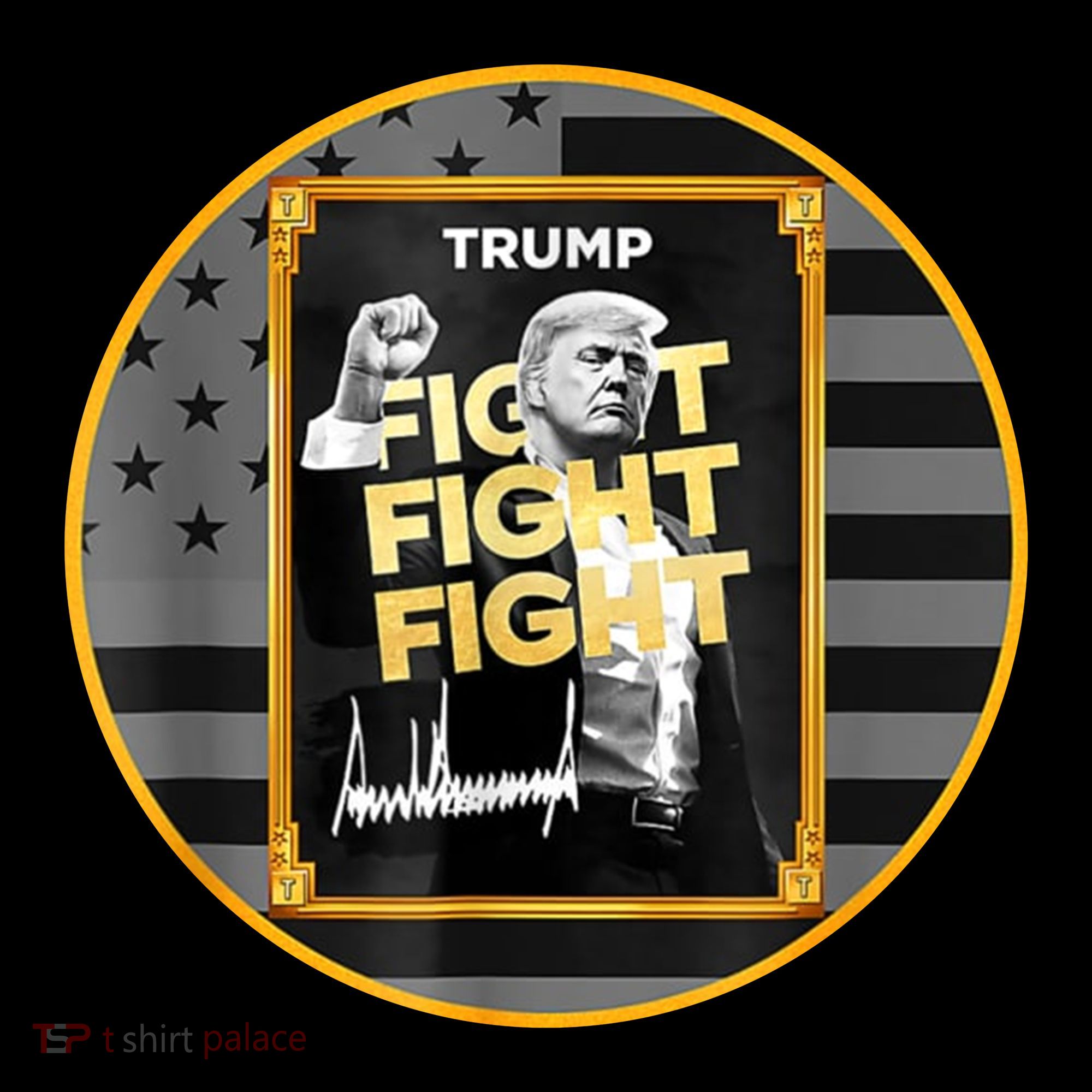 Funny Trump Fight Meme Coin Crypto President Coffee Mug