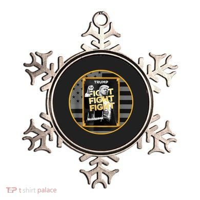 Funny Trump Fight Meme Coin Crypto President Ornament