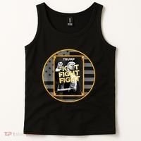 Funny Trump Fight Meme Coin Crypto President Tank Top thumb 2