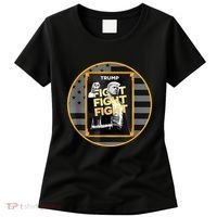 Funny Trump Fight Meme Coin Crypto President Women's T-Shirt thumb 0