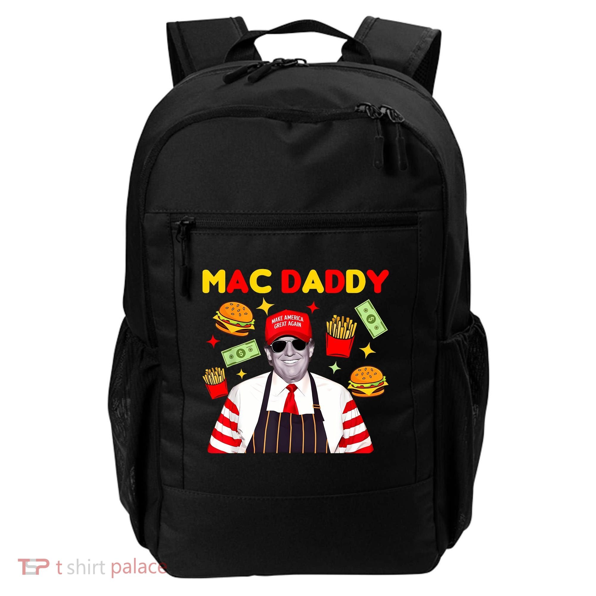 Funny Trump Fries Making Fries Mac Daddy Backpack