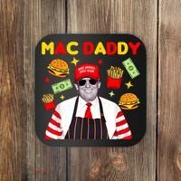 Funny Trump Fries Making Fries Mac Daddy Coaster thumb 0
