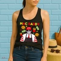 Funny Trump Fries Making Fries Mac Daddy Women's Tank Top thumb 2