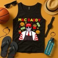 Funny Trump Fries Making Fries Mac Daddy Tank Top thumb 4