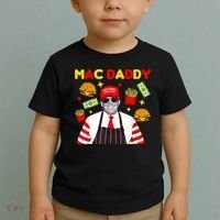 Funny Trump Fries Making Fries Mac Daddy Toddler T-Shirt thumb 2