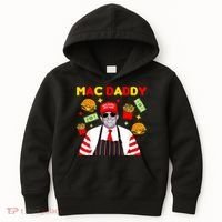 Funny Trump Fries Making Fries Mac Daddy Kids Hoodie thumb 0