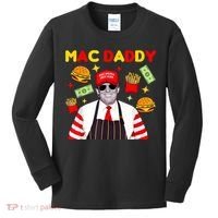 Funny Trump Fries Making Fries Mac Daddy Kids Long Sleeve Shirt thumb 0