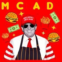 Funny Trump Fries Making Fries Mac Daddy Santa Hat thumb 1