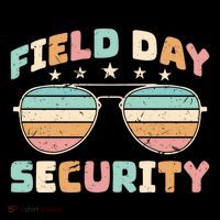 Funny Teacher Field Day Security Gift Doggie Tank thumb 4