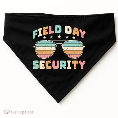 Funny Teacher Field Day Security Gift USA-Made Doggie Bandana
