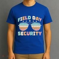 Funny Teacher Field Day Security Gift T-Shirt thumb 3
