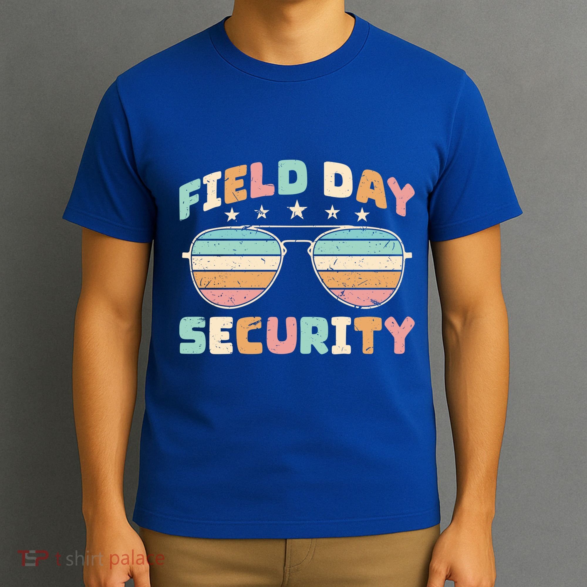 Funny Teacher Field Day Security Gift T-Shirt