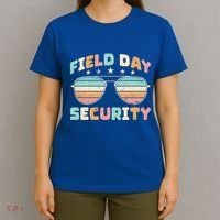 Funny Teacher Field Day Security Gift T-Shirt thumb 4