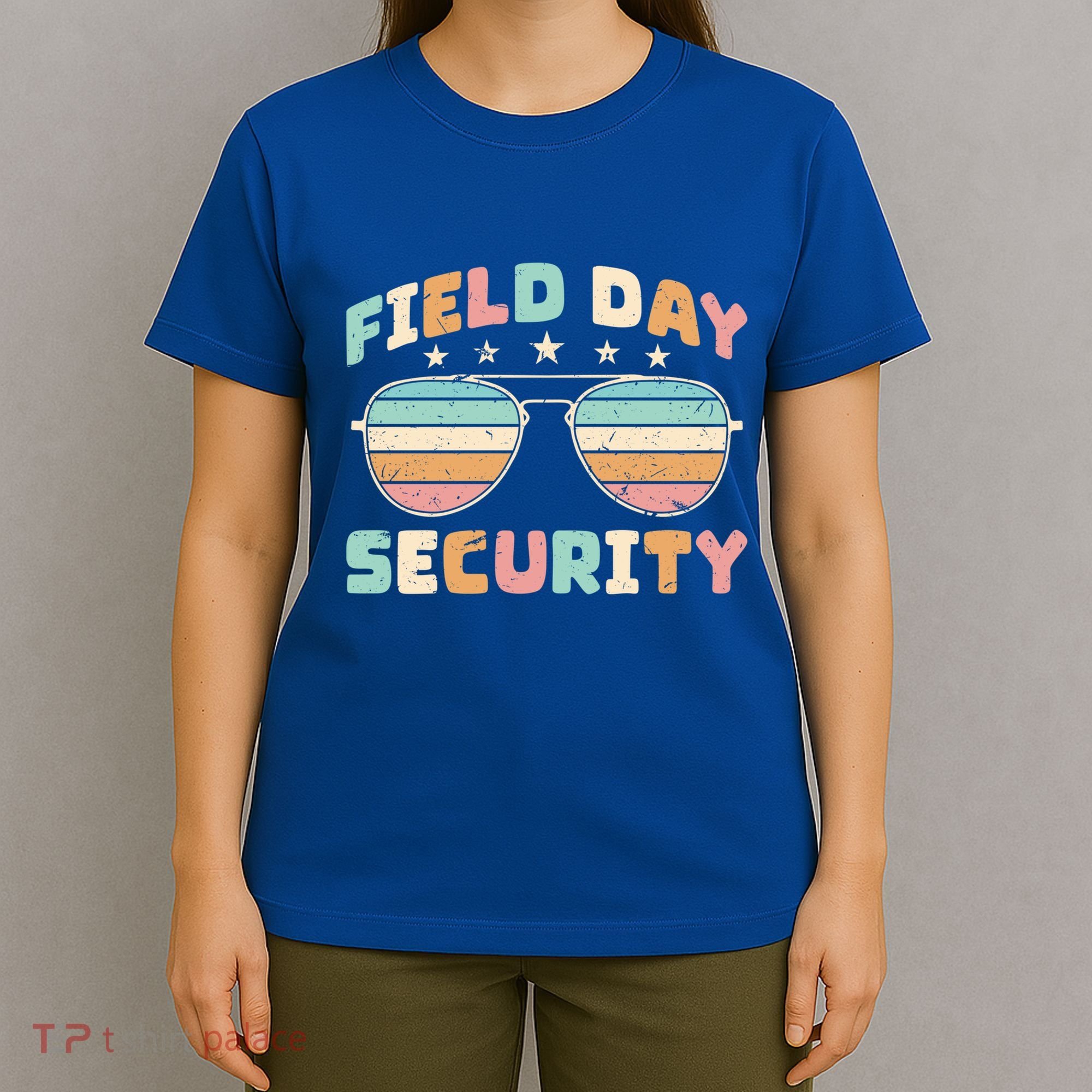 Funny Teacher Field Day Security Gift T-Shirt