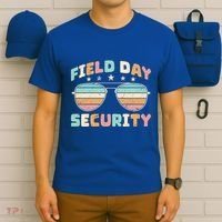 Funny Teacher Field Day Security Gift T-Shirt thumb 6