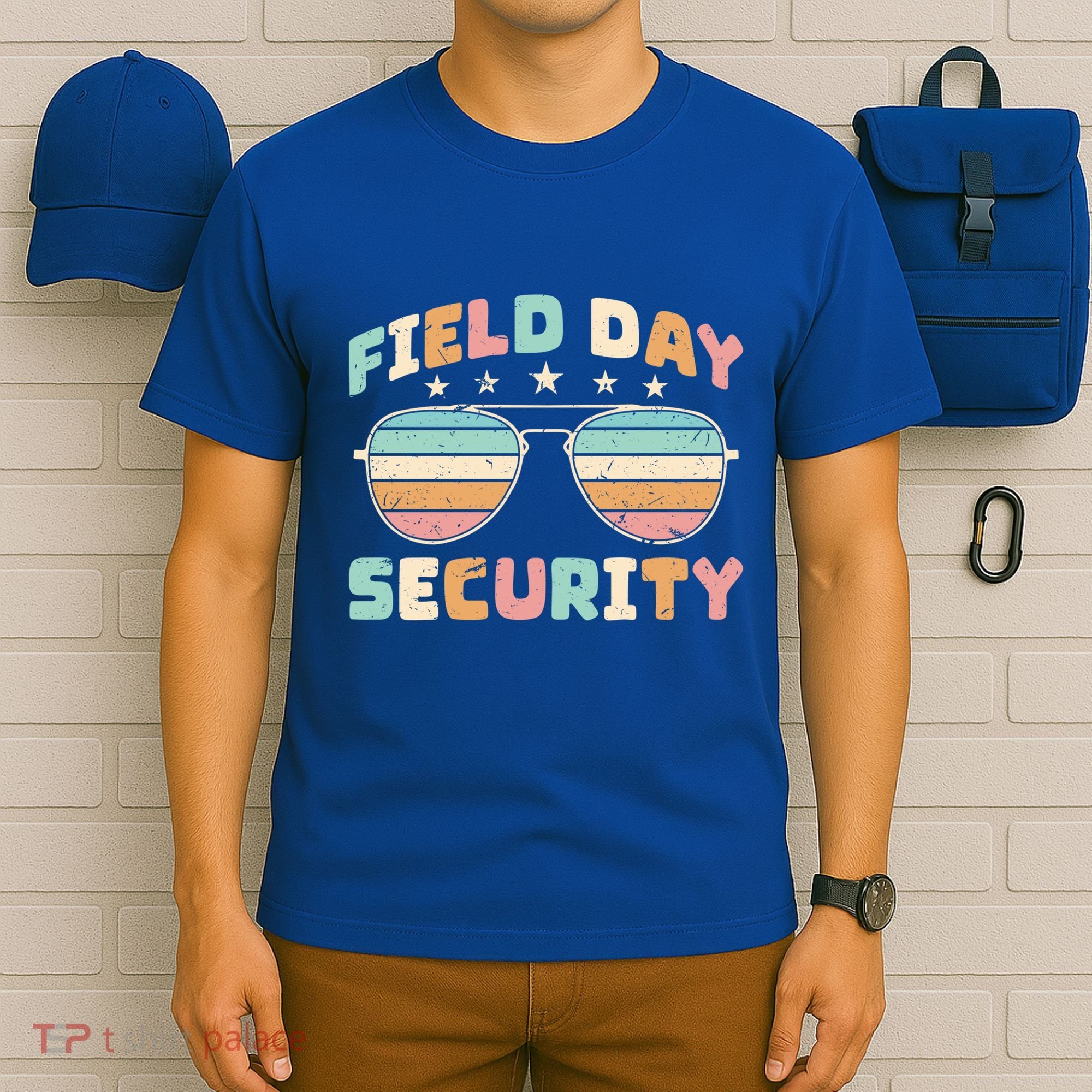 Funny Teacher Field Day Security Gift T-Shirt