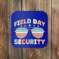 Funny Teacher Field Day Security Gift Coaster thumb 0
