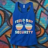 Funny Teacher Field Day Security Gift Women's Tank Top thumb 3