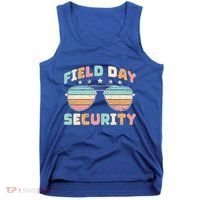 Funny Teacher Field Day Security Gift Tank Top thumb 0