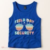 Funny Teacher Field Day Security Gift Tank Top thumb 2
