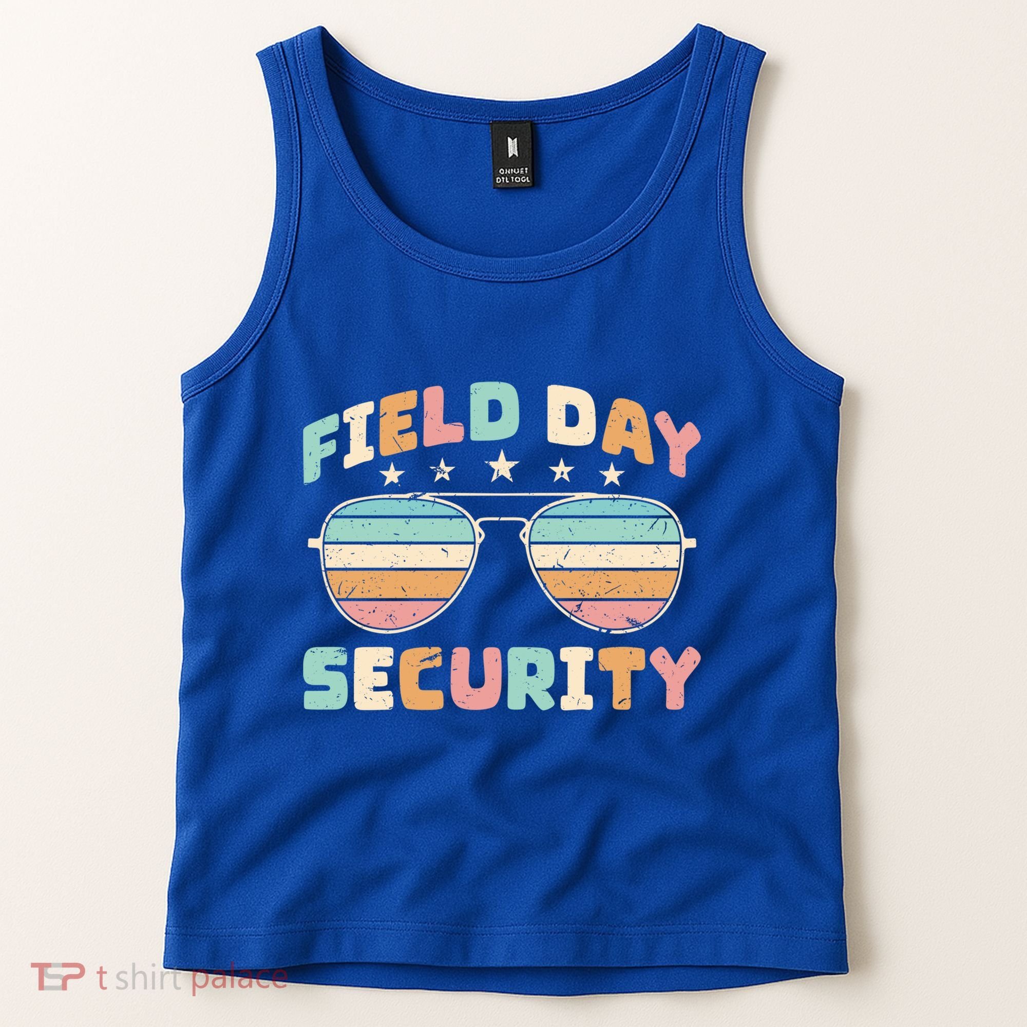 Funny Teacher Field Day Security Gift Tank Top