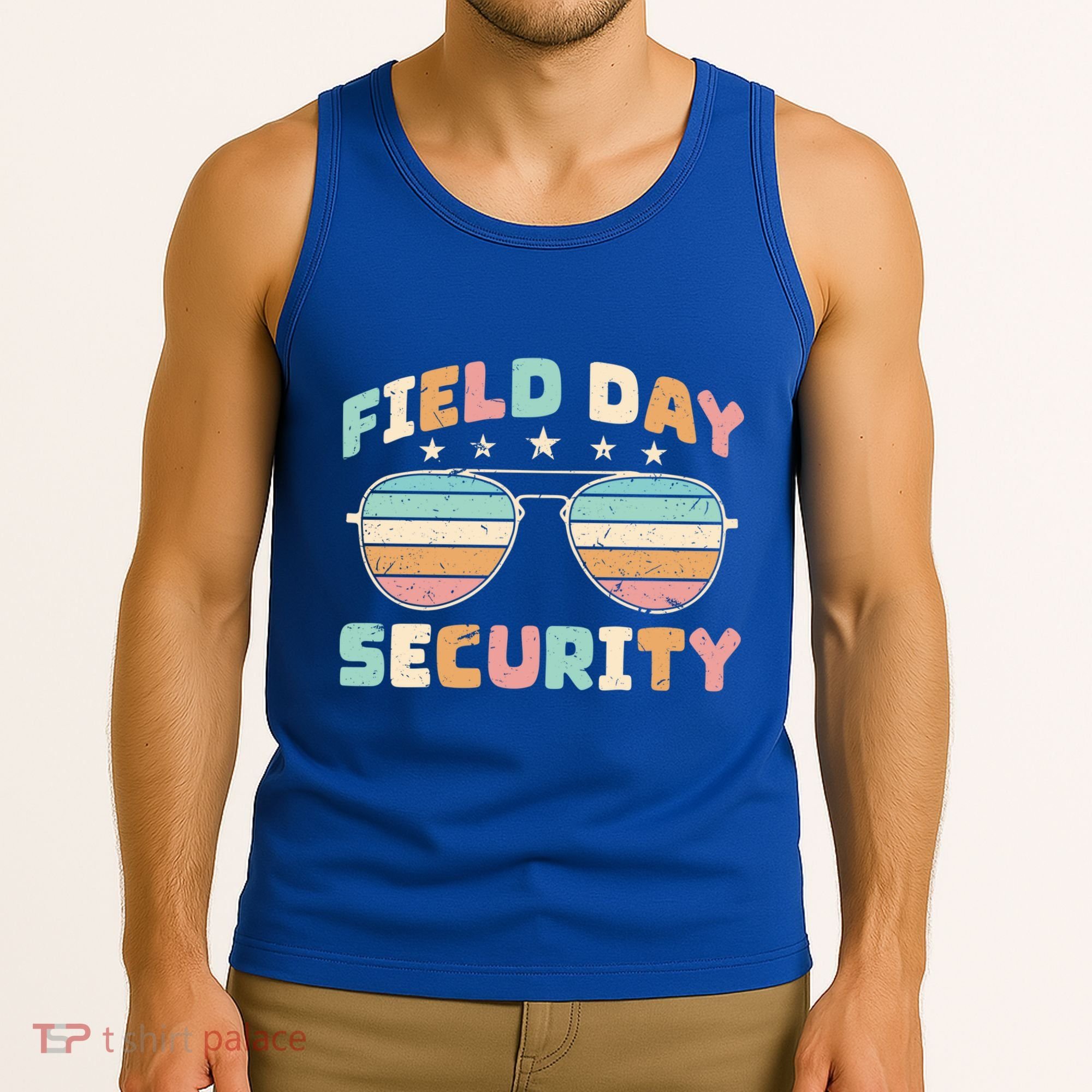 Funny Teacher Field Day Security Gift Tank Top